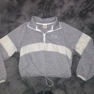 PINK cropped 1/4 zip